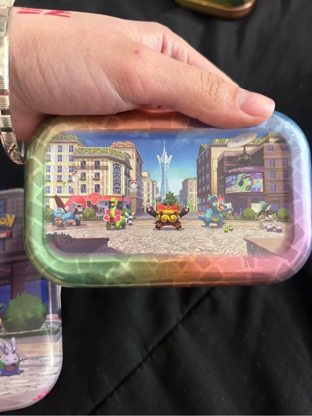 Pokémon Trading Card Game Tin - Purple Artwork